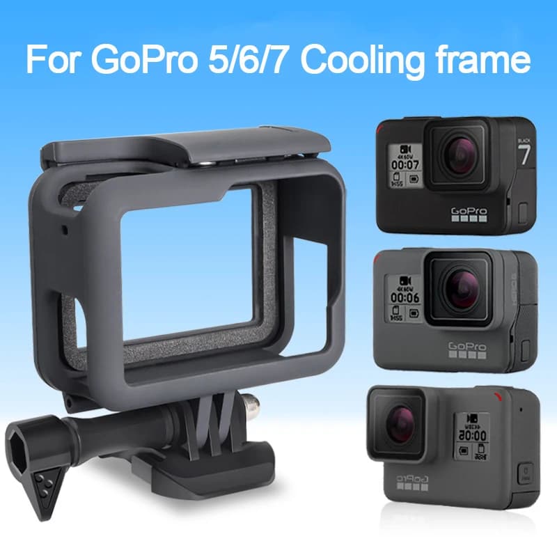 Telaio di protezione della fotocamera di alta qualità per GoPro Hero 7 6 5 Nero Action Camera Border Copertura protettiva per fotocamera sportiva antigoccia