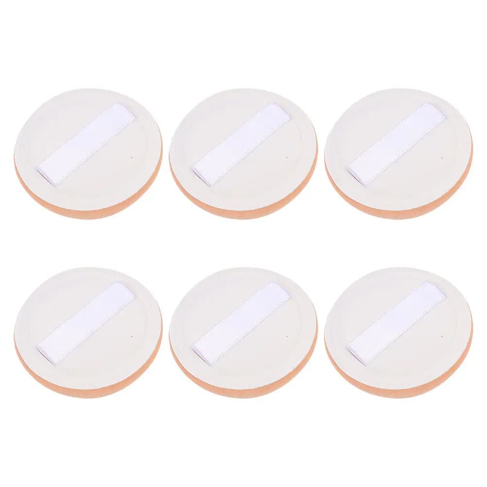 Set di 6 Spugne per Trucco Senza Assorbimento di Polvere, Doppio Uso Asciutto e Bagnato, Piccole Spugnette per Fondotinta e Correttore, Portatili