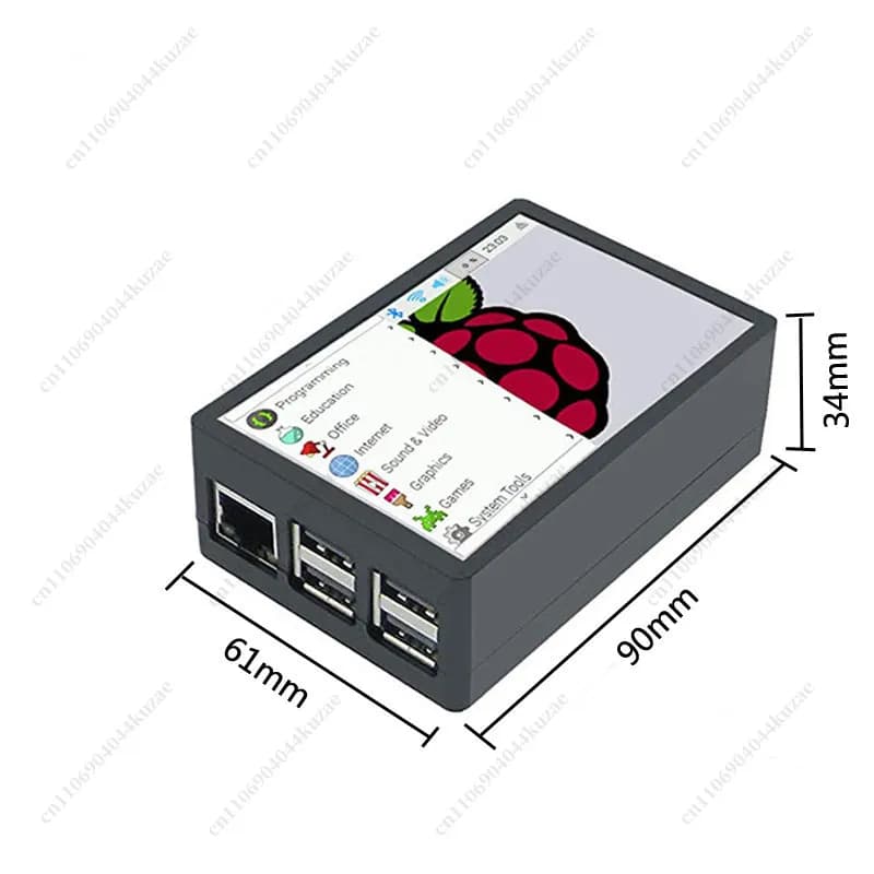 3.5‑Inch LCD Touch Screen Display, Compatible with Raspberry Pi 4B, 3B, 3B+, High‑Definition Touch Monitor Module