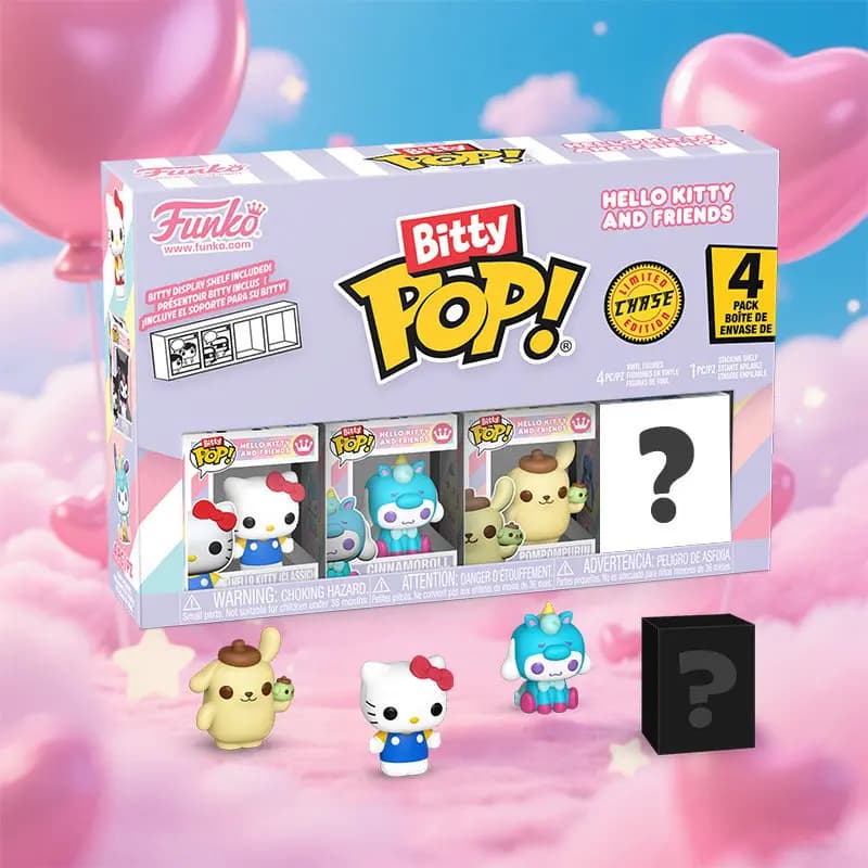 Funko Bitty Pop Sanrio Hello Kitty And Friends Blind Box Mini Vinyl Figure Desktop Ornament Collectible Gift