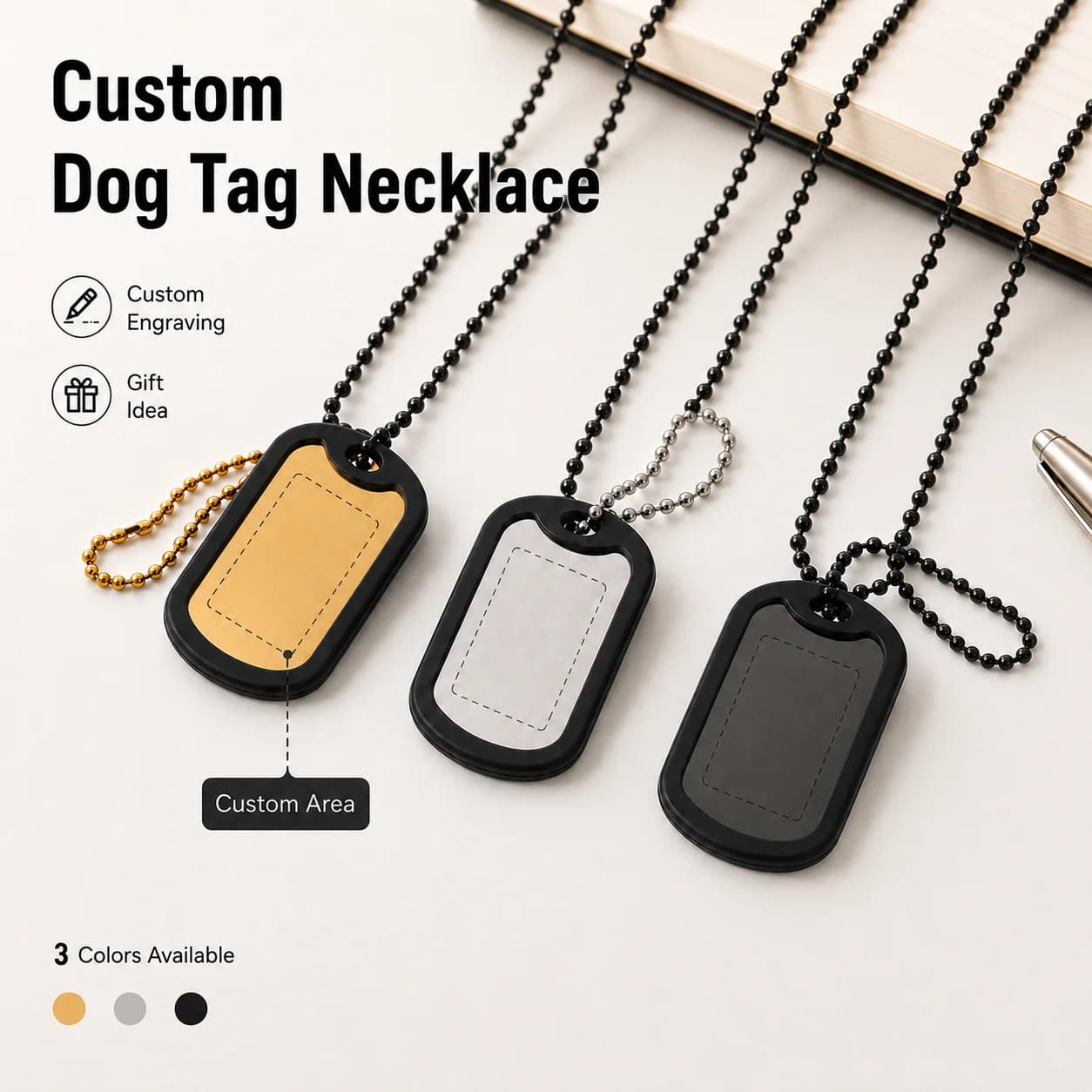 Stylish Customizable Stainless Steel Keychain, Creative Laser Engraving, Portable Gift For Friends, Personalized Name Keychain