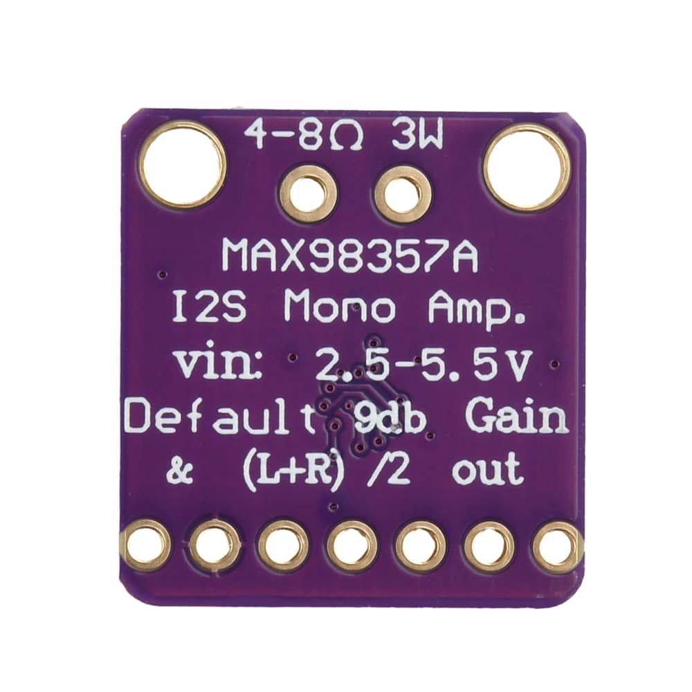 MAX98357 I2S 3W Classe D Amplificatore Interfaccia breakout Modulo decodificatore Dac Scheda audio senza filtro Chip grande/piccolo per Raspberry Pi