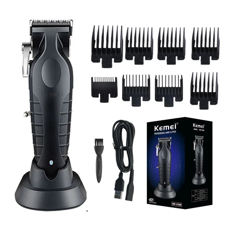 KM2296 Kemei Professional Rechargeable Haircut Original USB Carving Adjustable Haircut Barbie