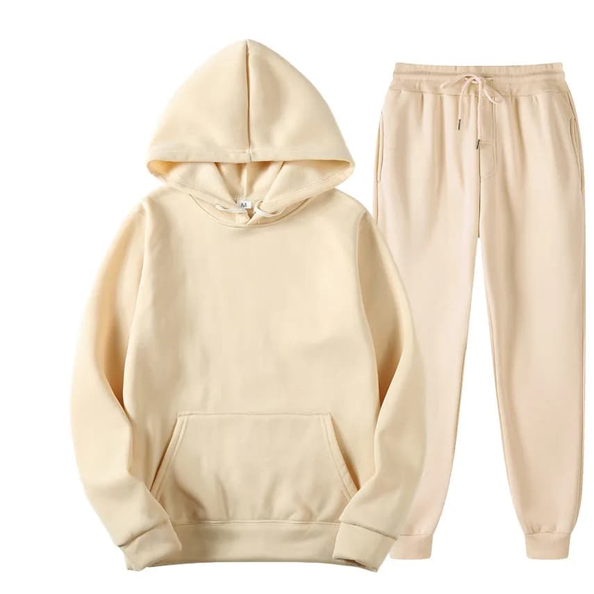 Nuove donne tuta tinta unita con cappuccio tute sportive uomo primavera calda felpe casual felpe a maniche lunghe pantaloni due pezzi