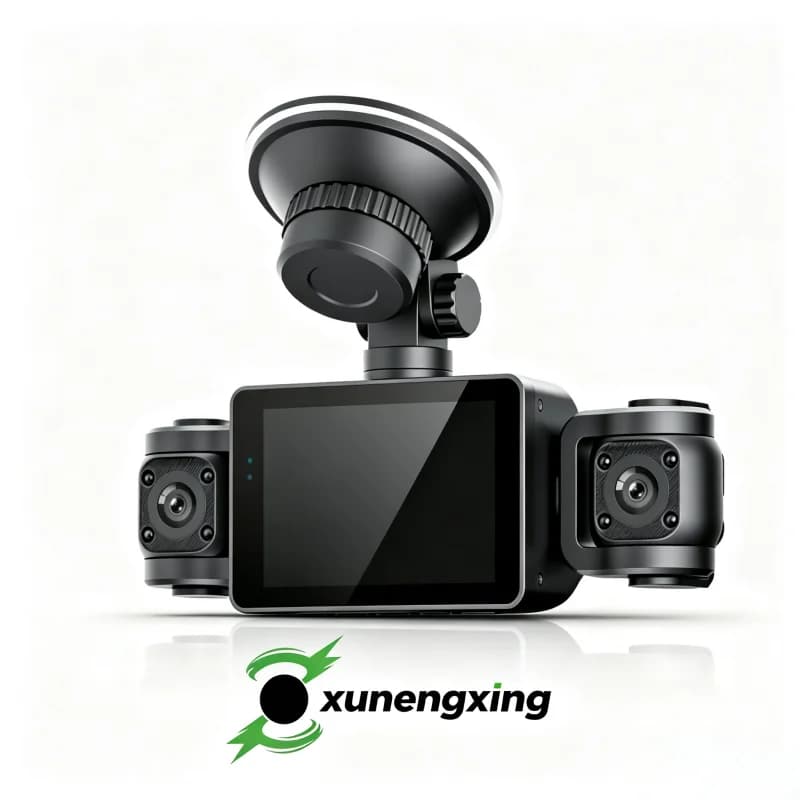 FHD 1080P Dashcam for Cars 4 Channel Black Box WiFi Driving Camera Night Vision Loop Recording 24H Parking Monitor Reverse Image
