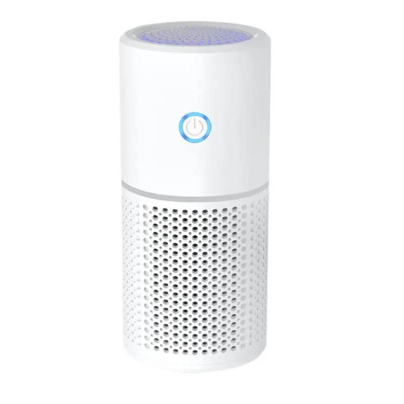 Purificatore d'aria portatile A24F-Mini con filtro HEPA - Funzionamento silenzioso per casa, ufficio, include funzione di aromaterapia personalizzabile