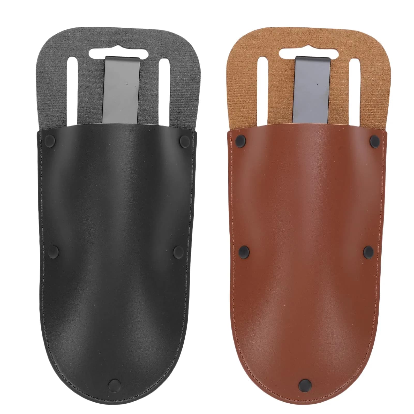 Garden Shelf Sheath Shelf Sheath PU Leather Sheath Belt Hanging Case for Garden Pins Scissors