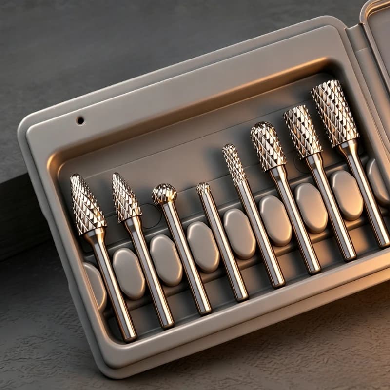 Set di frese rotanti a doppio taglio in carburo da 3mm e 6mm, per incisione su legno, per smerigliatrice, lima, raspa, 5-20 pezzi, per utensili da falegnameria