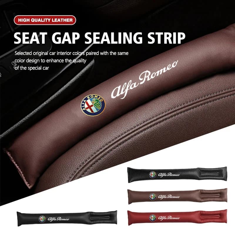 Car Seat Gap Strip Belongings Leakproof Plug For Alfa Romeo 156 159 147 4C 8C 166 Giulia Giulietta Mito Stelvio Spider GT Tonale