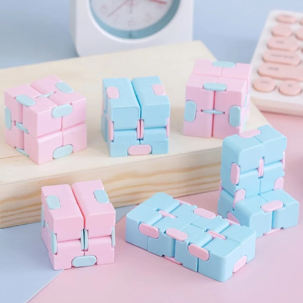 5/10 Pcs Portable Finger Variety Infinite Stress Reduction Puzzle Kids Birthday Party Wedding Gift Pack di carnevale di natale