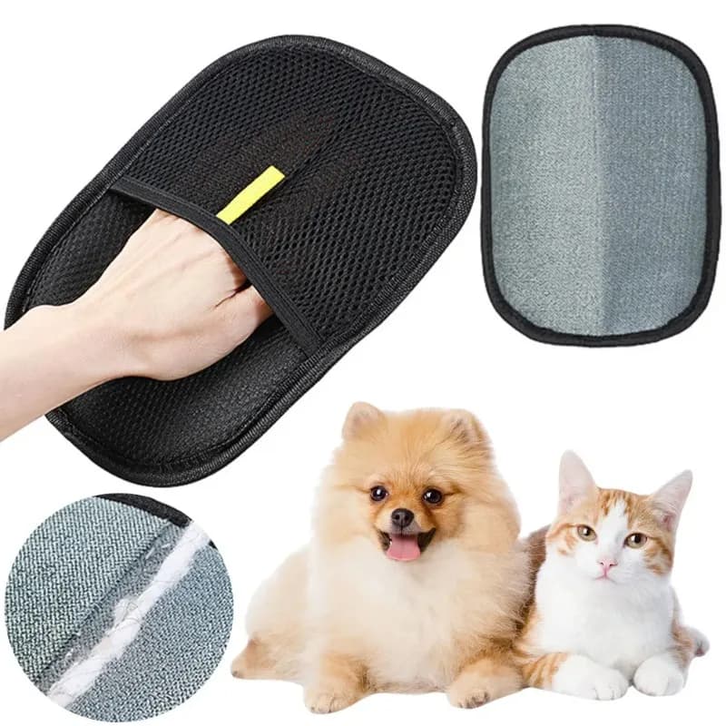 Pet Toiletry Gloves Spazzola for Peel Removal Gloves for Dog Pet Hair Removal Rabbit Cats Rabbit with Long Peaches/Rests