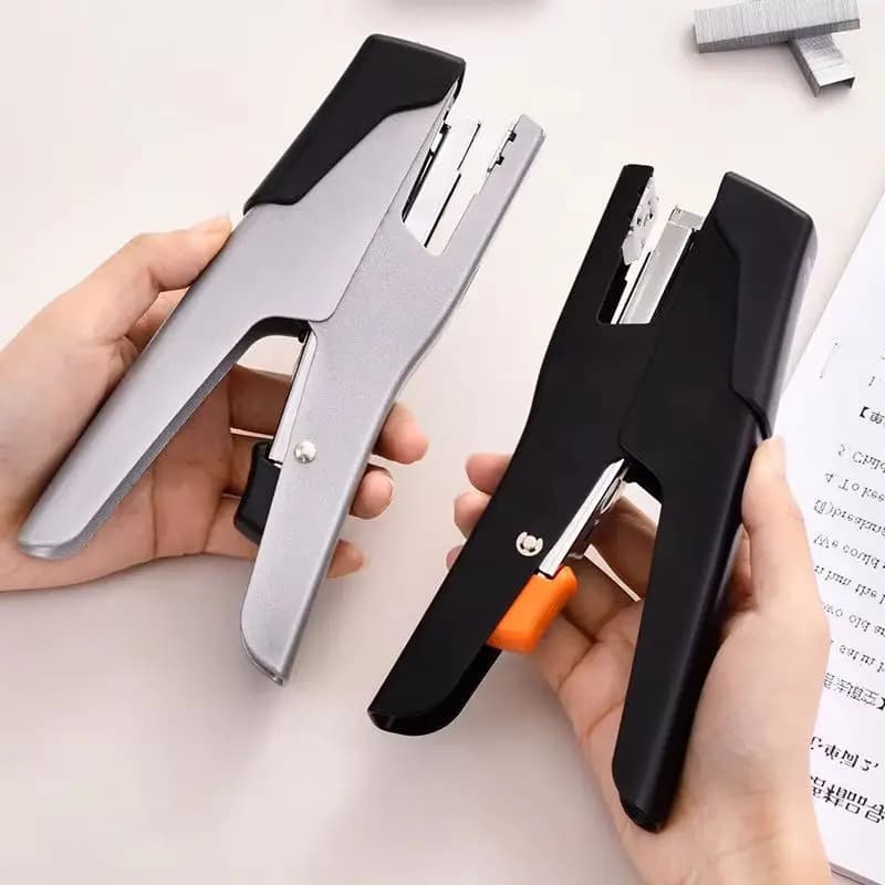 Deli Cucitrice manuale senza sforzo di grandi dimensioni Universale 24/6 Graffette Forniture per ufficio scolastico Strumento per rilegatura di file aziendali Regalo per studenti