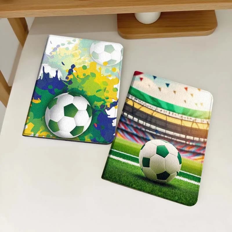 Custodia per tablet Samsung Galaxy Tab S6 S8 S9 S10 Lite FE 10.4 11 pollici 2022 2024 con motivo calcistico alla moda