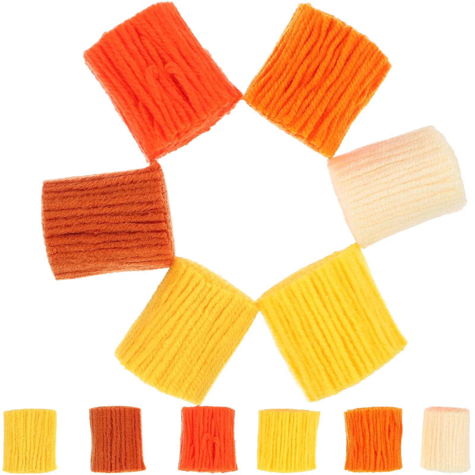 Set di 12 Fili per Ricamo su Tappeti in Fibra Acrilica, Filato per Uncinetto Fai-da-Te, per Cucito, Lavoro a Maglia e Forniture Artigianali