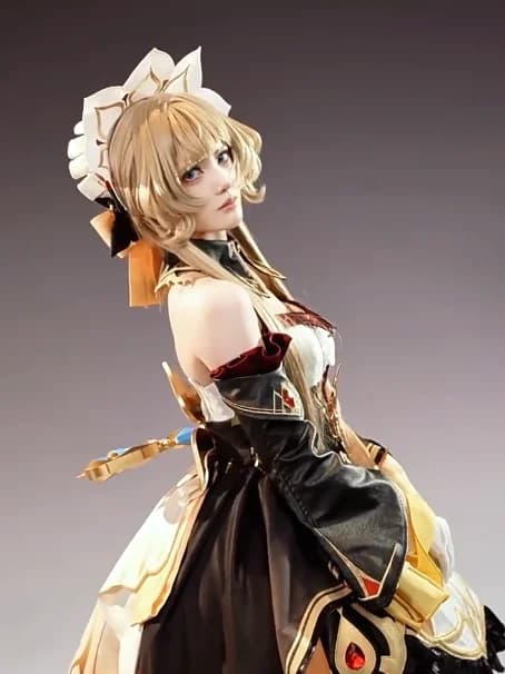 Costume Cosplay Genshin Impact Sandrone Marionette, Abito Lolita da Gioco, Set Completo per Donna NexoCosplay