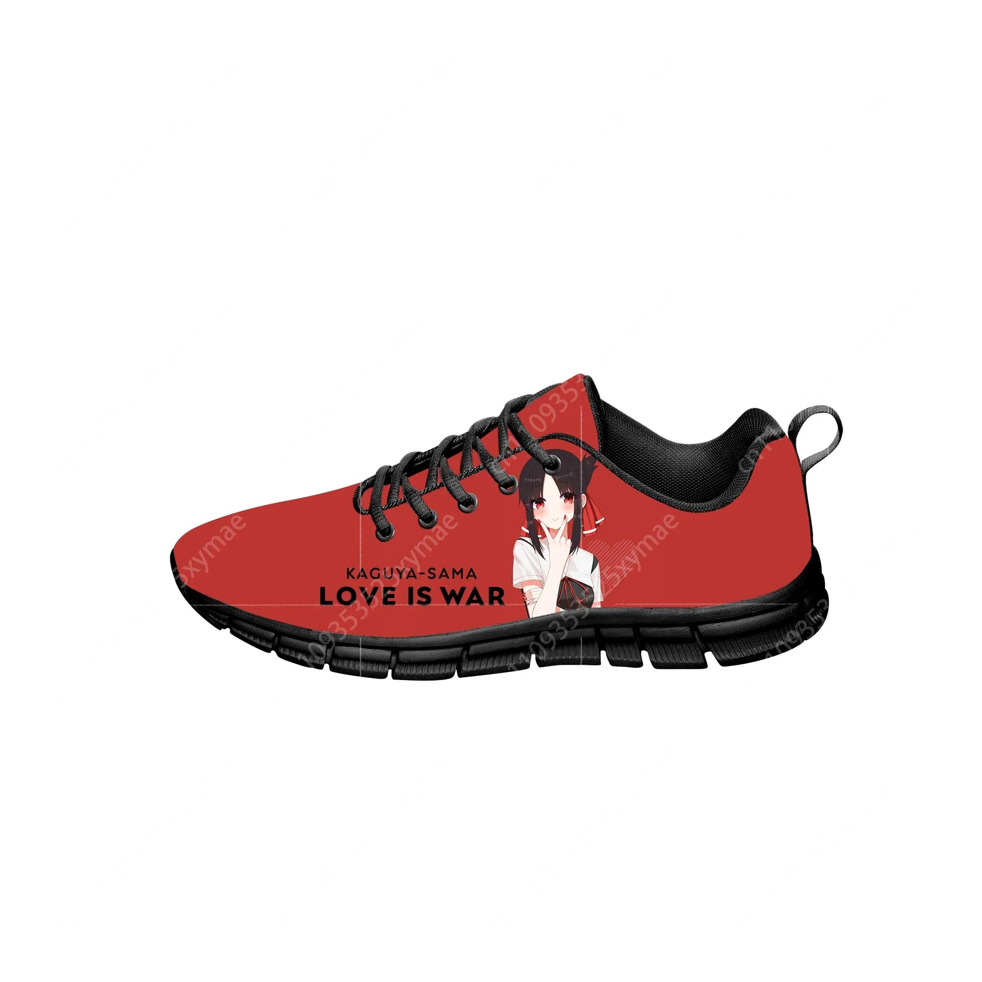 Scarpe da ginnastica Anime Kaguya Sama Love Is War per uomo e donna, scarpe casual alla moda per adolescenti, scarpe da corsa in tela con stampa 3D, scarpe leggere