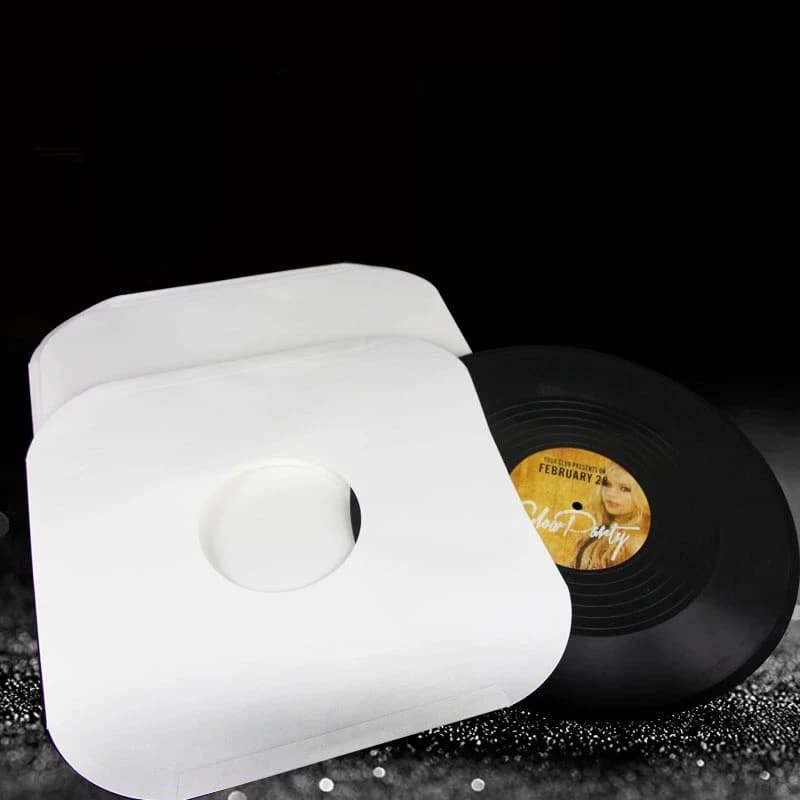 10 Pezzi Buste Protettive per Dischi da 12 Pollici, Sacchetti in Carta Kraft per Conservazione LP, Copertine Interne per Album, Organizzatori per Dischi in Vinile