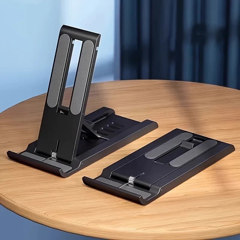 Supporto pieghevole regolabile per tablet e telefono per dispositivi da 4,6-12 pollici, realizzato in materiale PVC, supporto da scrivania