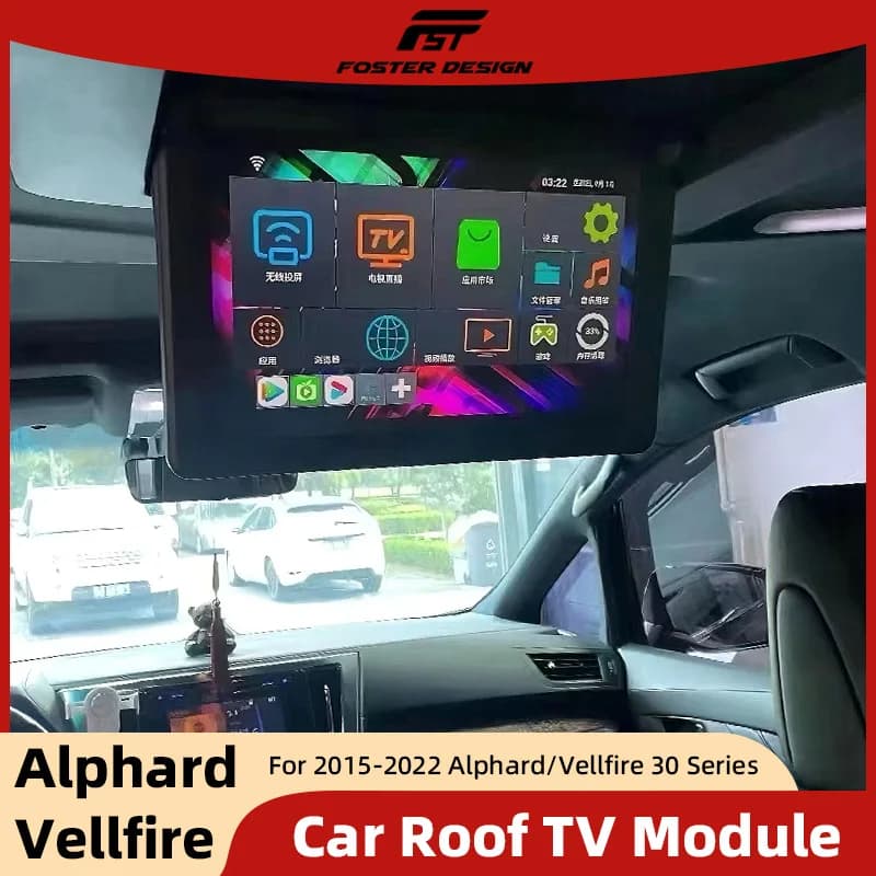 Per Alphard Vellfire serie 30 modulo TV sedile posteriore sintonizzazione lettore schermo proiettore connessione wireless accessori di aggiornamento