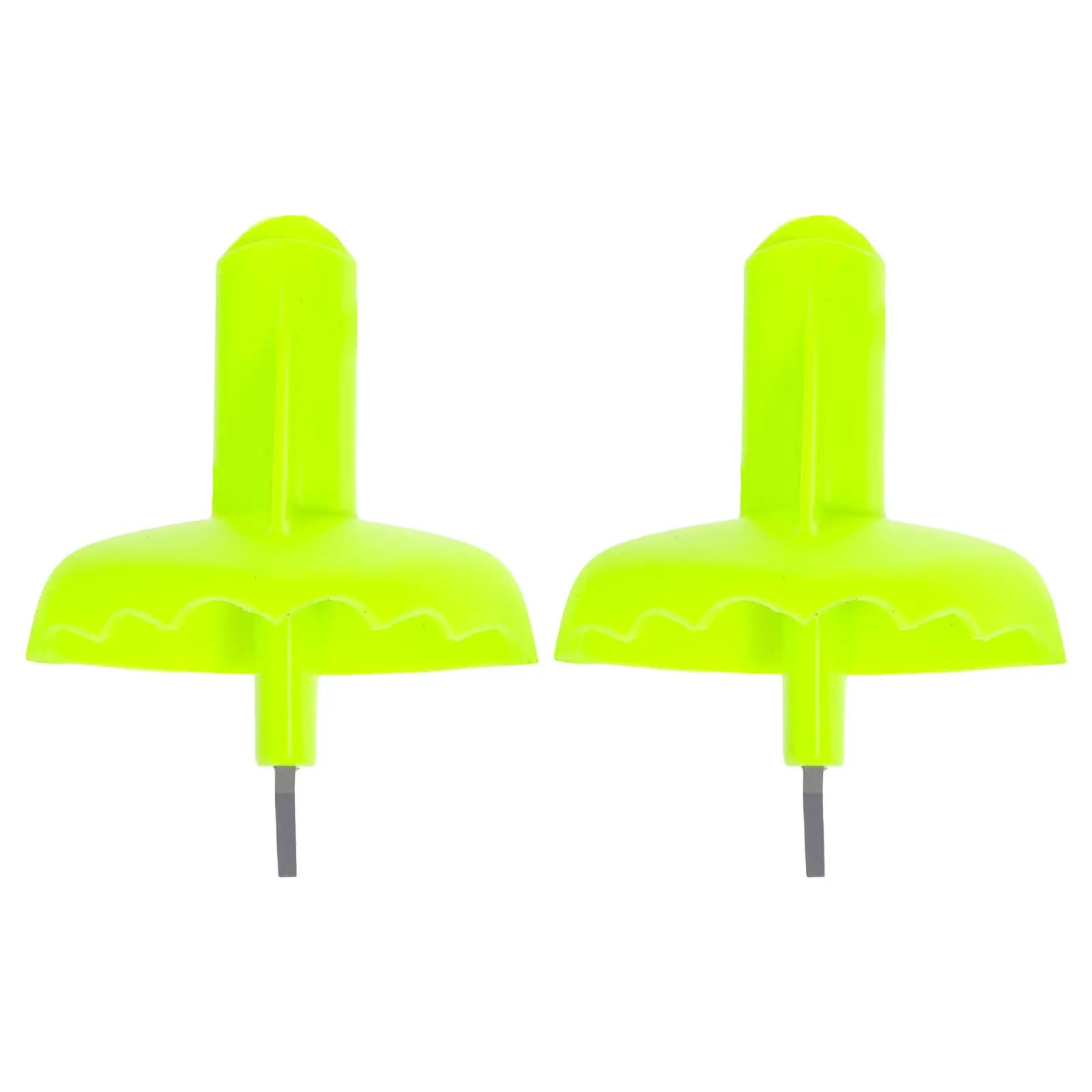 2 Universal Punches in Tungsten Carbide for Trekking Sticks, Steel Terminal Caps for Ski Sticks, Snow and Ice Hiking Accessories