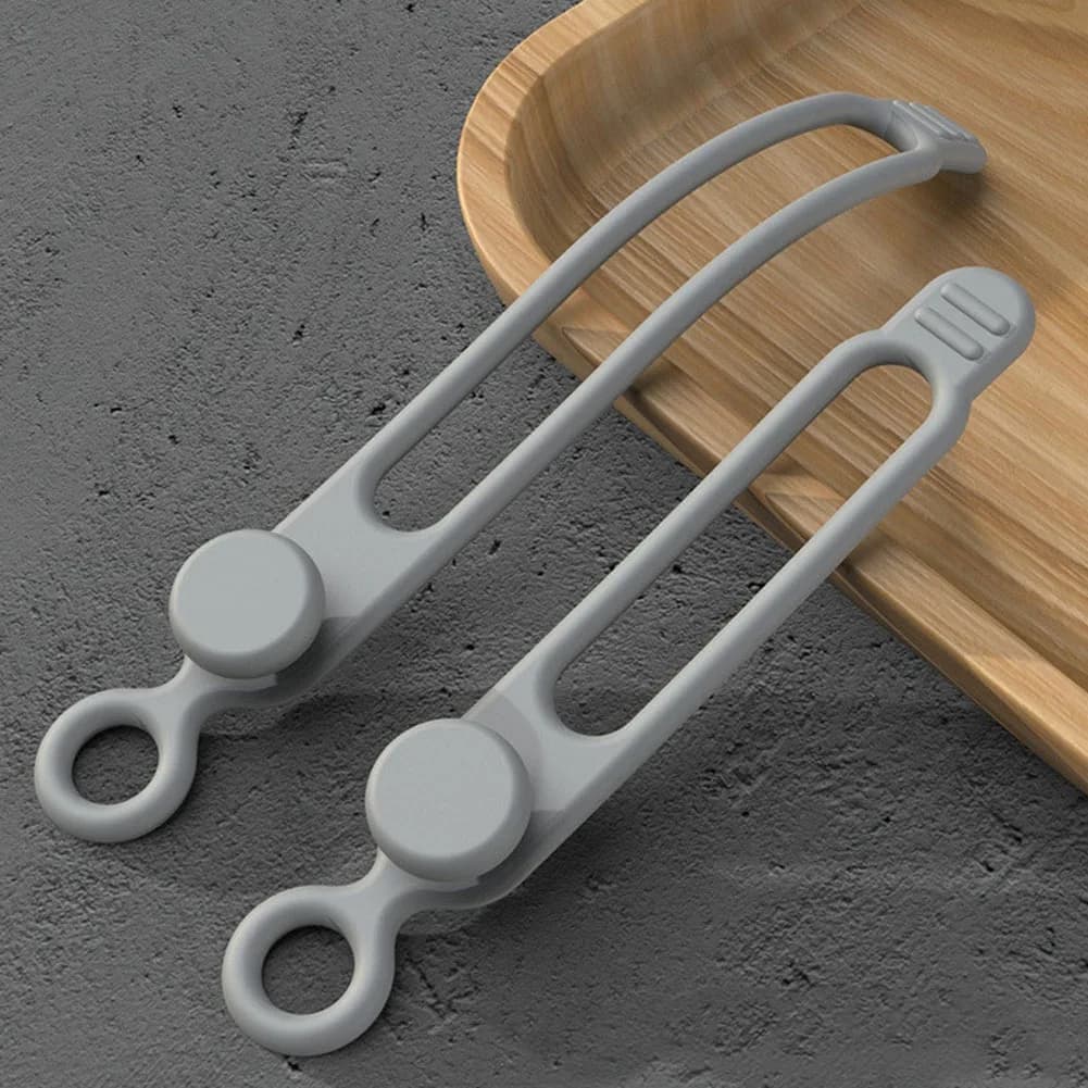 TFORU-40 pezzi di fascette in silicone per cavi, organizer per auricolari, audio, fascette di fissaggio riutilizzabili per organizzare i cavi