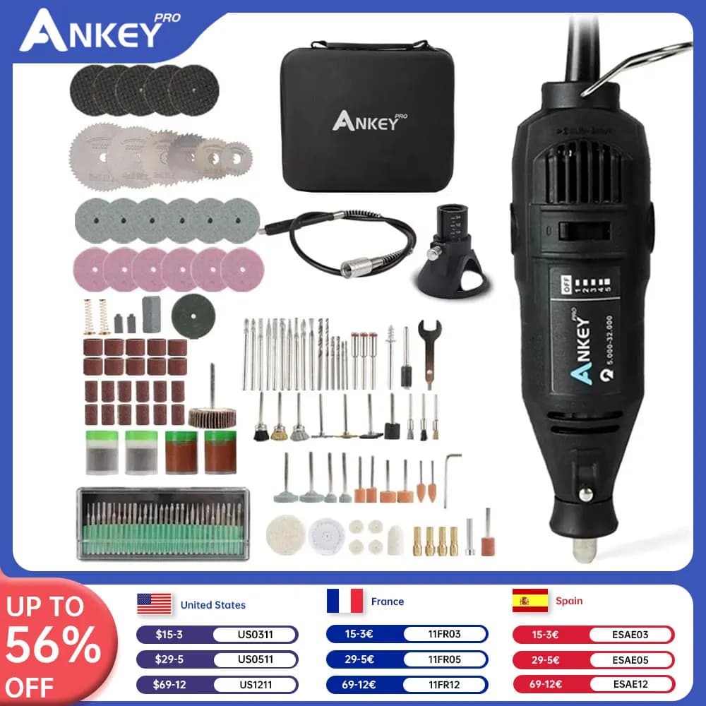 180W Engraver Electric New Engraving Dremel Mini Drill DIY Pen Grinder Electric Rotary Tool Grinding Polishing Carving