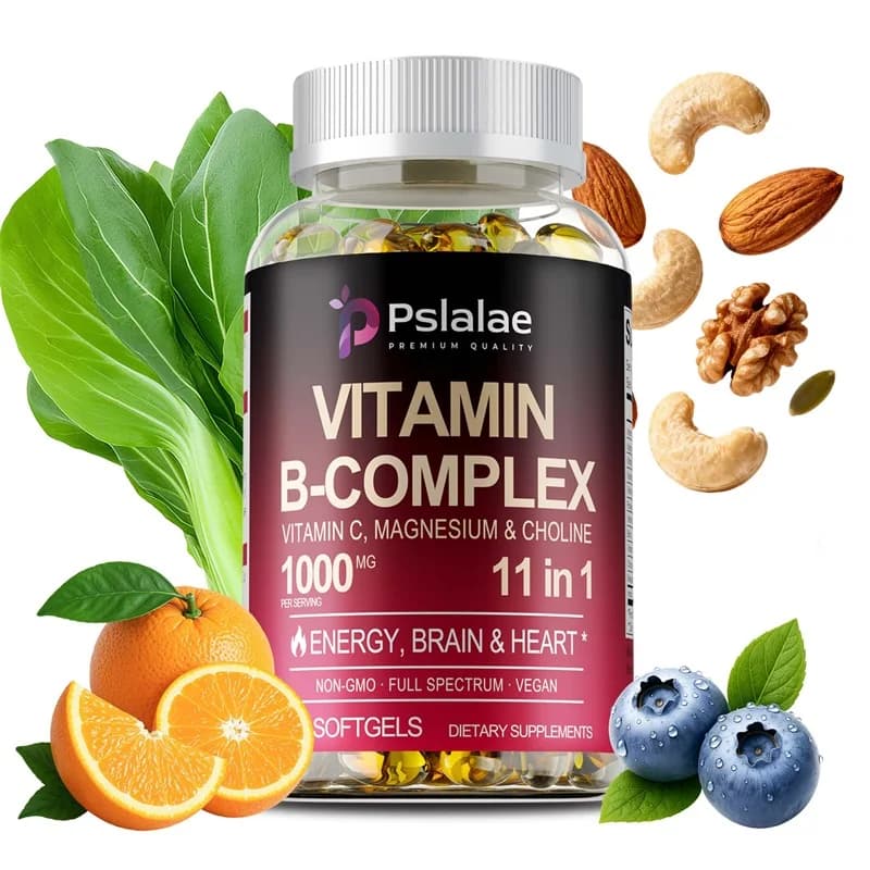 Organic Vitamin B Complex - Supports Energy, Immunitic Health, Antioxidant Supplement
