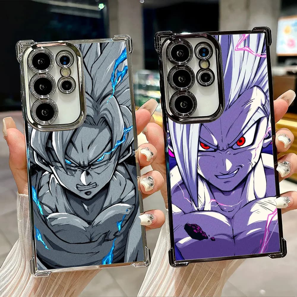 Cover for Phone Dragon Ball for Galaxy S26Ultra, Super Saiyan Case for Samsung S26 S25 S24 S23 S21 Ultra S20 FE S25 Plus