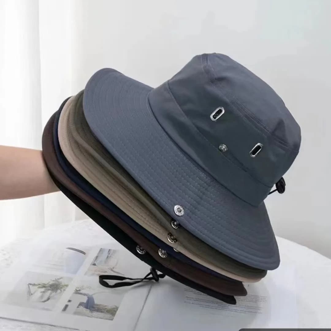 Cappello da pescatore impermeabile Cappello estivo da esterno Protezione solare anti UV Maglia traspirante da campeggio Escursionismo Berretti da alpinismo Uomo Donna