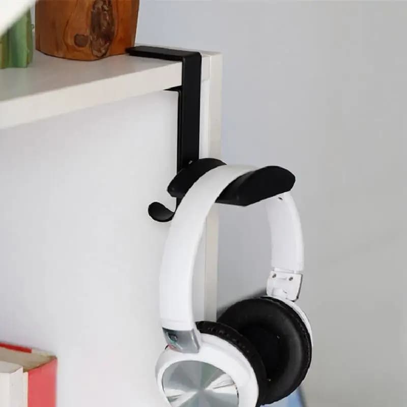 Toolless Installation Headphone Display Stand Clamp Mount For Office Setups 83CE