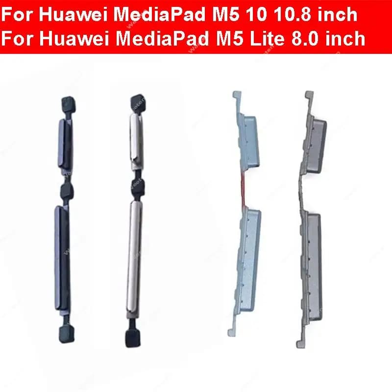 On OFF Power Volume Switch pulsante laterale chiave per Huawei MediaPad M5 10.8 CMR-AL09, CMR-W09 M5 Lite 8.0 JDN2-L09