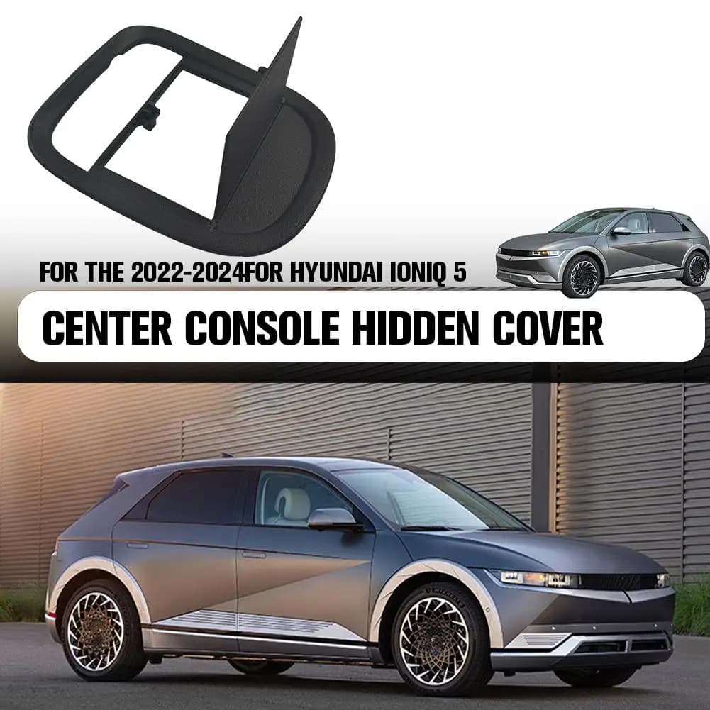 For Hyundai Ioniq 5 2022-2024 Hidden Central Control Cover Box Inferior Storage Panel Auto Cover Replace Accessories