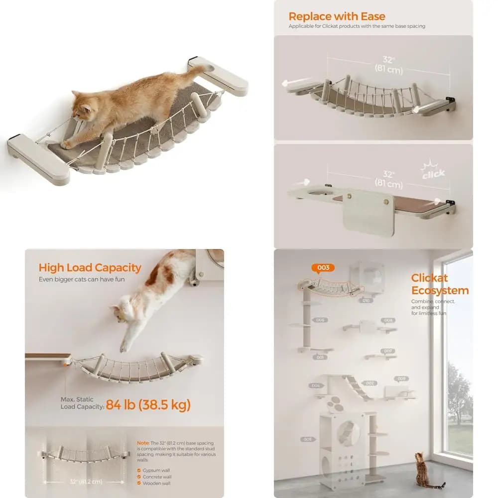 Serie Feandrea Clickat - Cat Bridge Modello 003, assemblaggio rapido, design scalabile, sostituzione modulare e componenti fabbricati