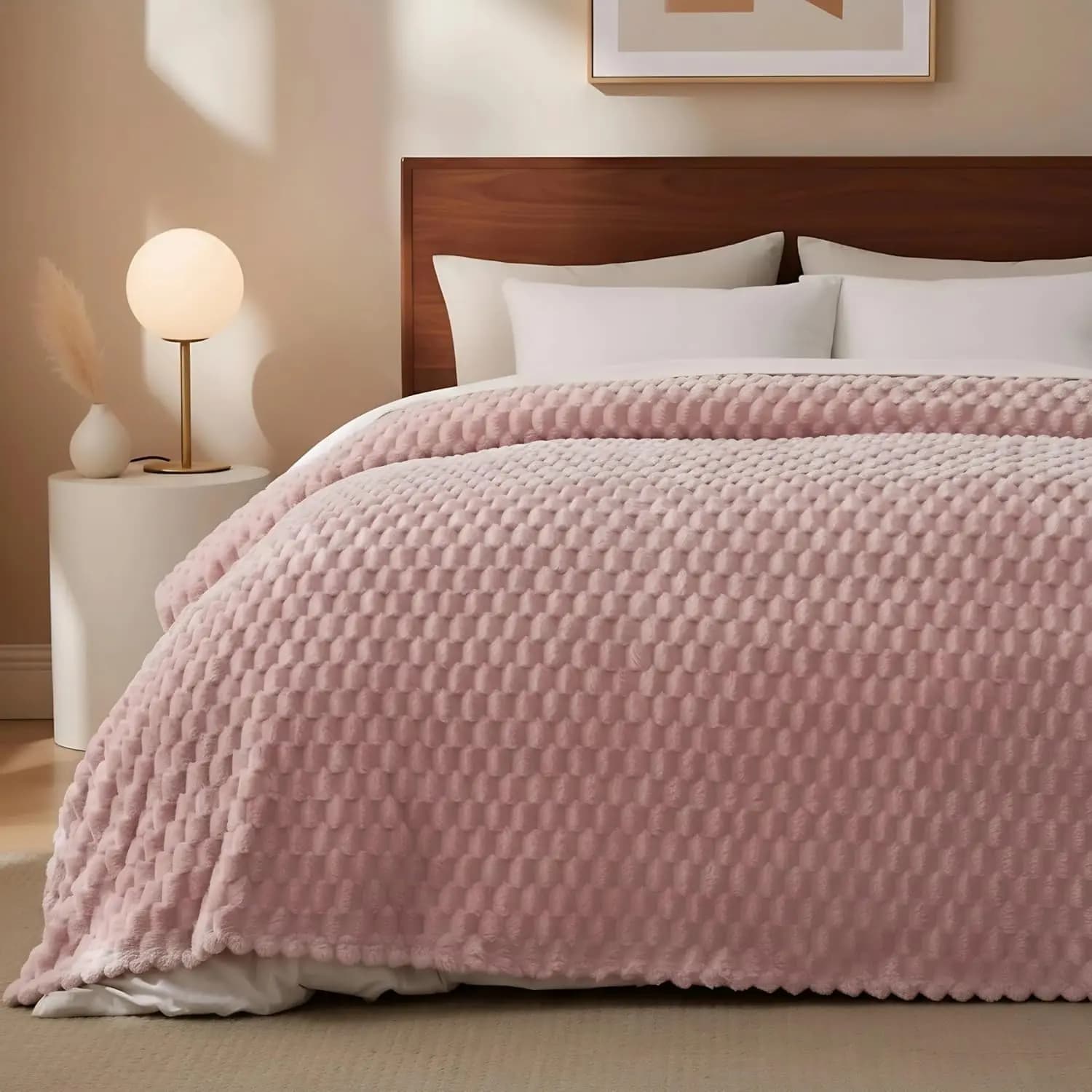 Coperta Elettrica Riscaldata Singola, 157x213 cm, 10 Livelli di Calore e Spegnimento Automatico, Morbido Pile, Lavabile in Lavatrice