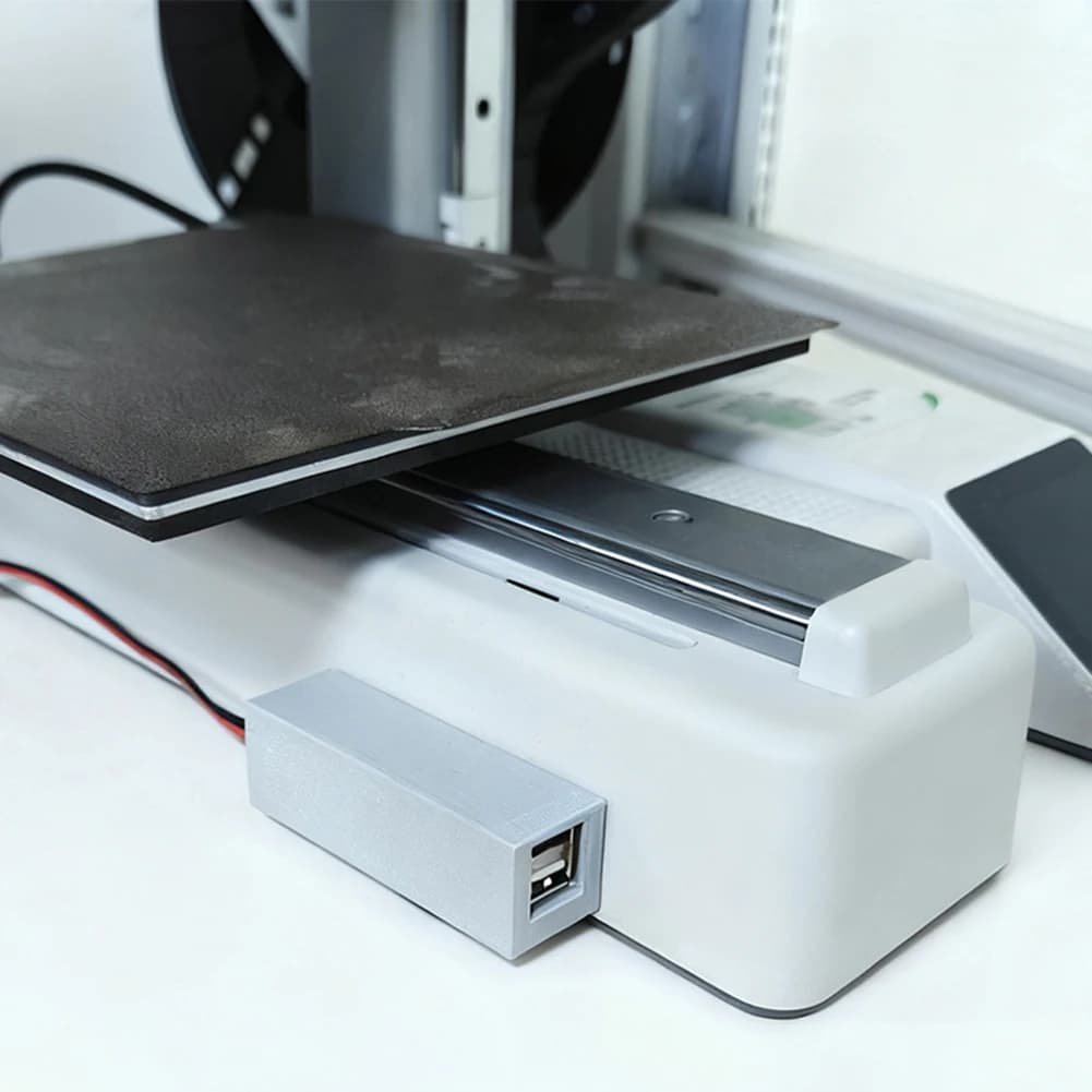 Hub di espansione per stampante 3D Bambu Lab A1/A1 Mini con supporto USB multiporta e integrazione diretta dell'alimentazione della stampante