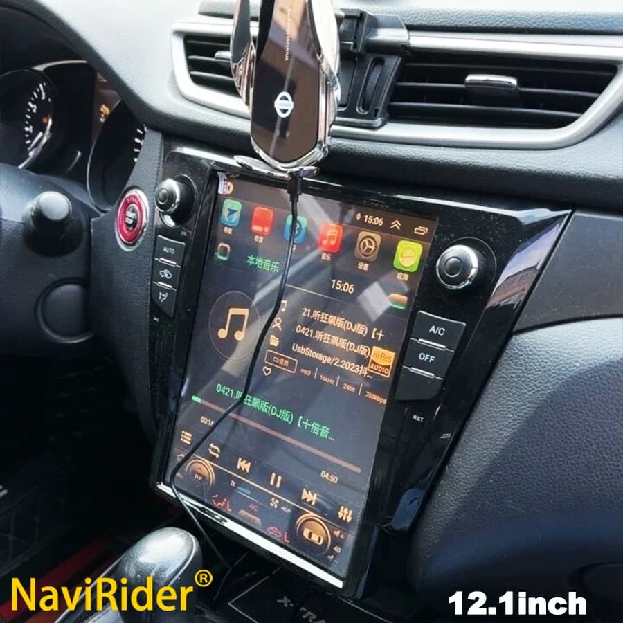 12.1 "Android 15 Touch Screen Per Nissan Xtrail 2019 X-Trail 2017 Qashqai Auto Multimedia Video Player Radio Stereo GPS CarPlay