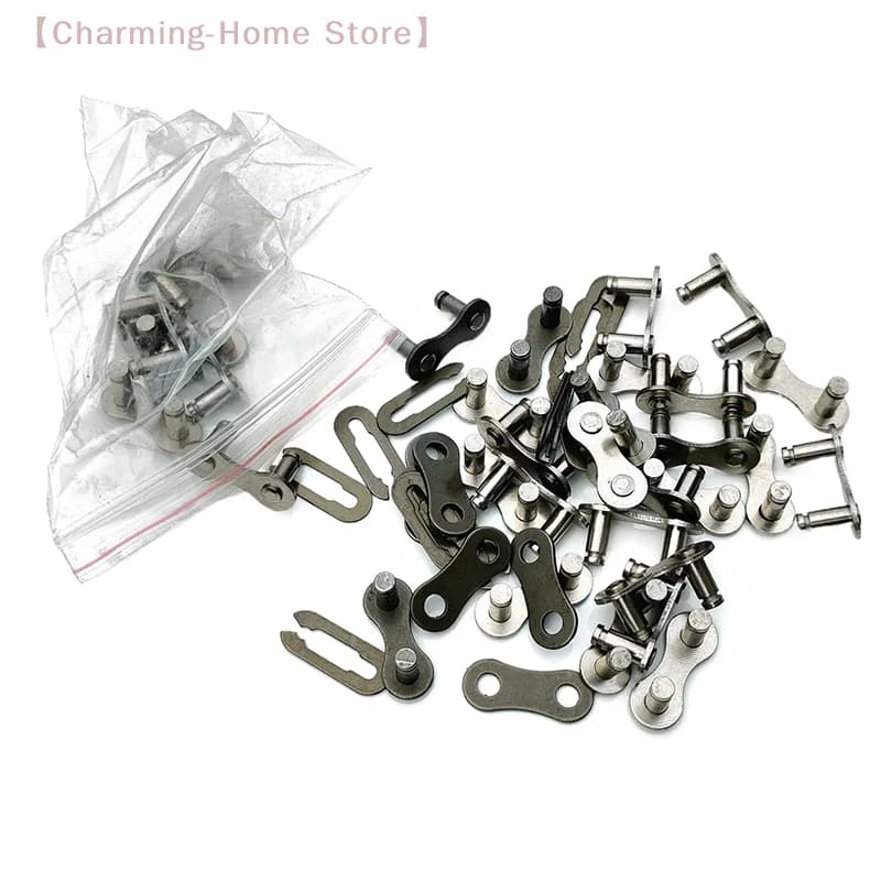 【M】1Pcs Bicycle Locks Chain Master Link Single Speed Quick Release Buckle Chain Connector Bike Chain Link Chain Joint Chain Lock