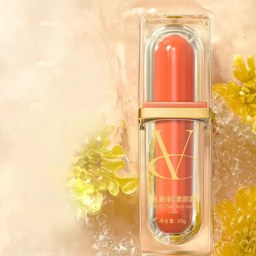 30g Vitamina C Crema Per Il Trucco Correttore Idratante Illumina La Pelle Naturale Anti Invecchiamento Sbiancamento Cosmetici Per Il Viso Bb Crema Coreano