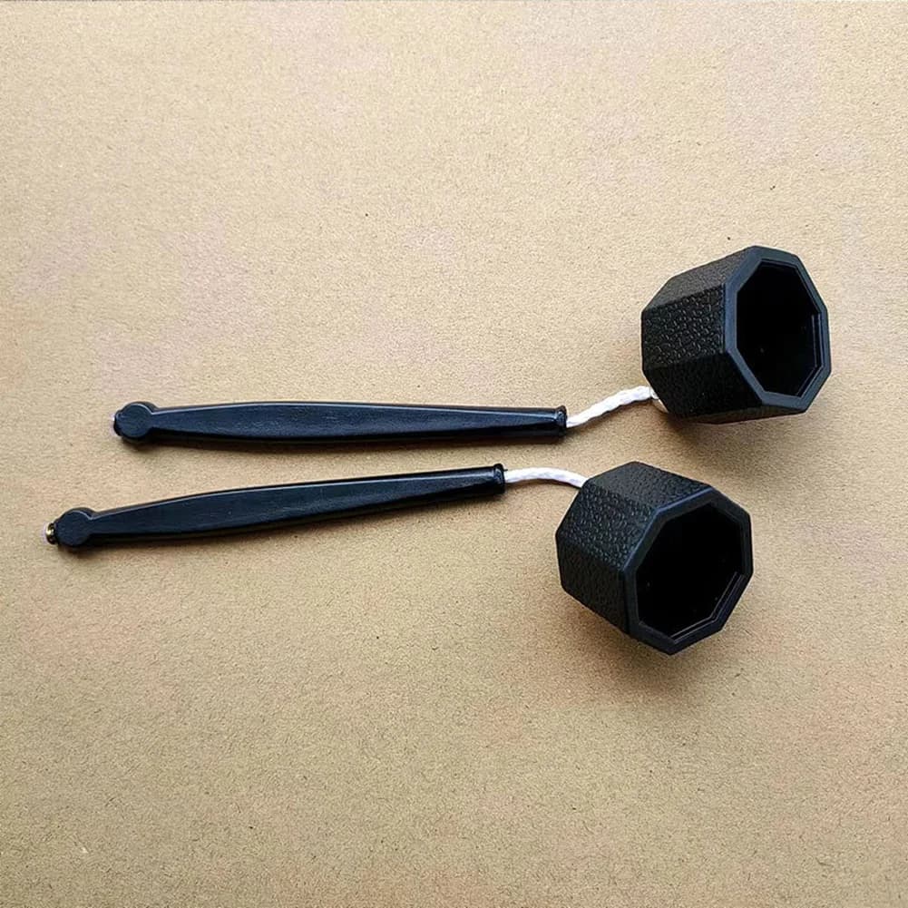 Porta Gessetti per Biliardo 150mm 20g, Gessetti Neri Ottagonali Leggeri in Plastica, Porta Gessetti da Tasca per Stecca da Biliardo e Snooker