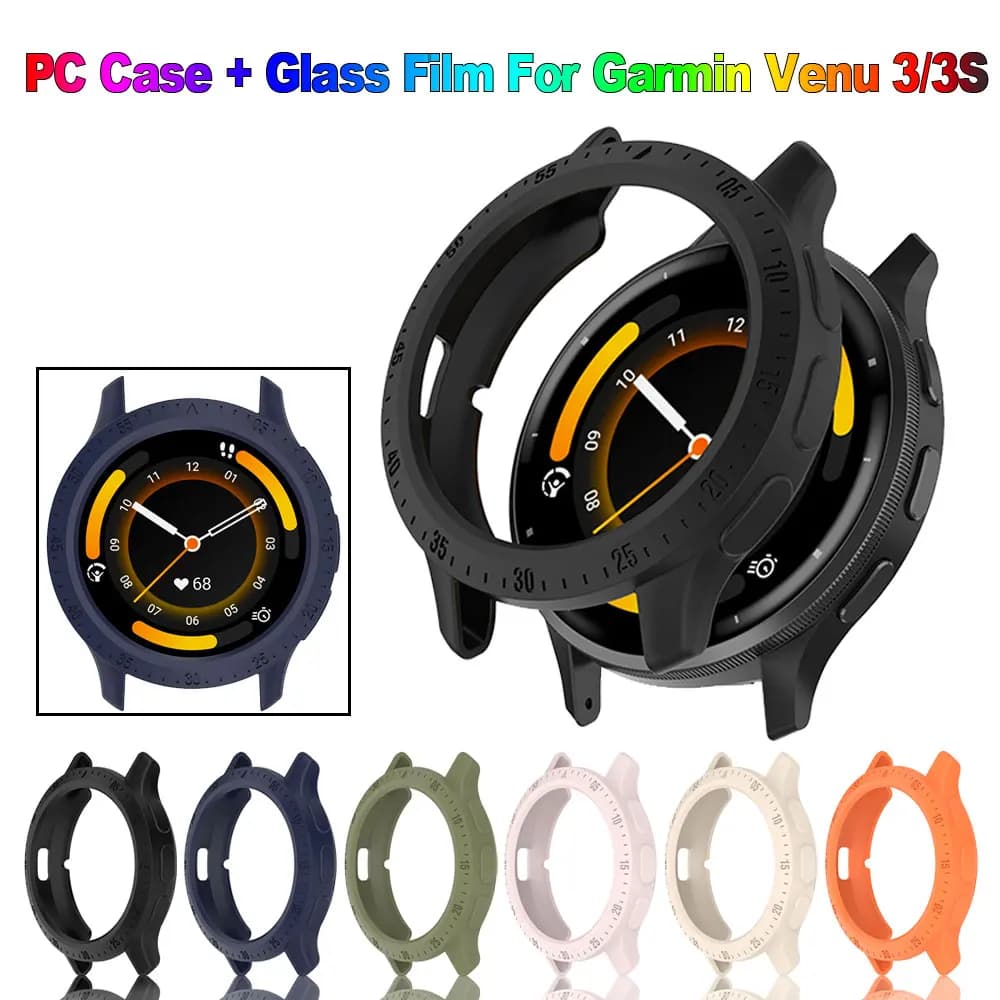 Silicone Watch Cover for Garmin Venu 3 3S Band Smart Watch Replacement Shell For Garmin Venu3 Venu3S Protective Case