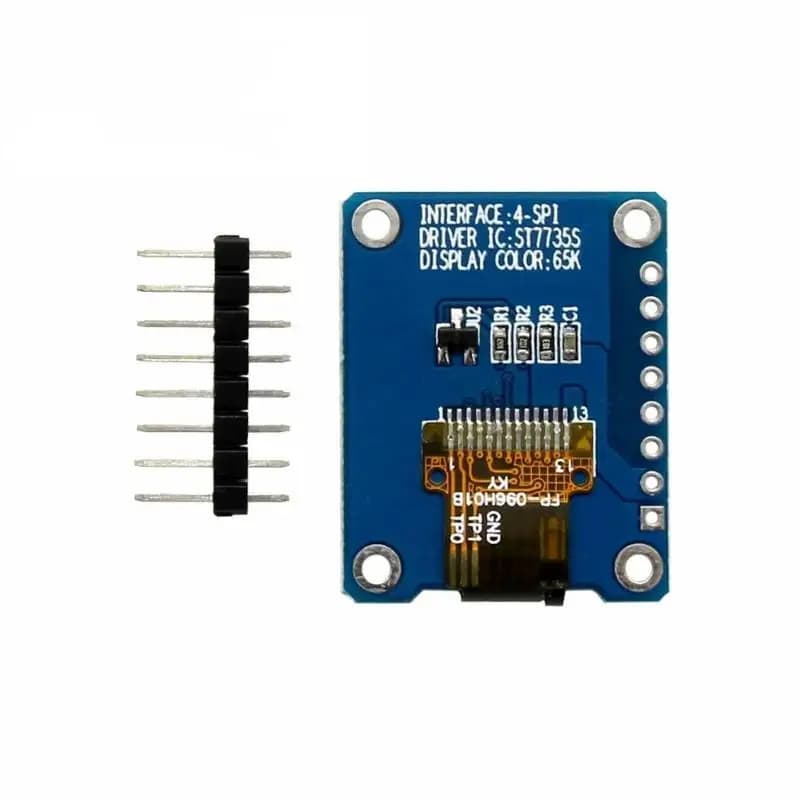 .Hot Sale-0.96 Inch IPS LCD TFT Display Module 160x80 HD 65K SPI Interface ST7735S 3.3V For Raspberry Pi DIY Project
