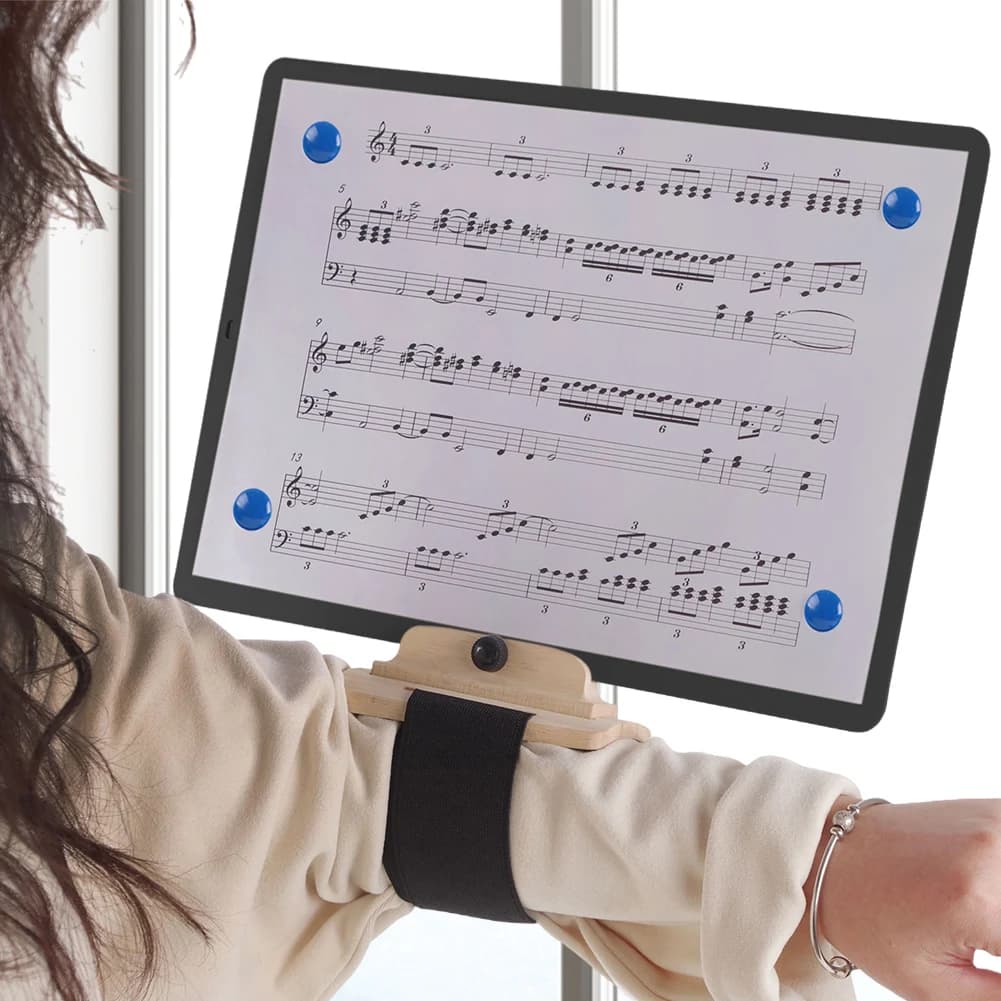 Support for Adjustable Guitar with Elastic Fascia, Supports for Violin Restants to Use, Fiato Tools Support for Women and Men