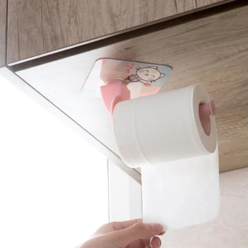 Toilet Paper Holder Bathroom Self-Adhesive Tissue Rack Toilet plastic Paper Roll Holder Roll Paper Holdern Tissue Boxes