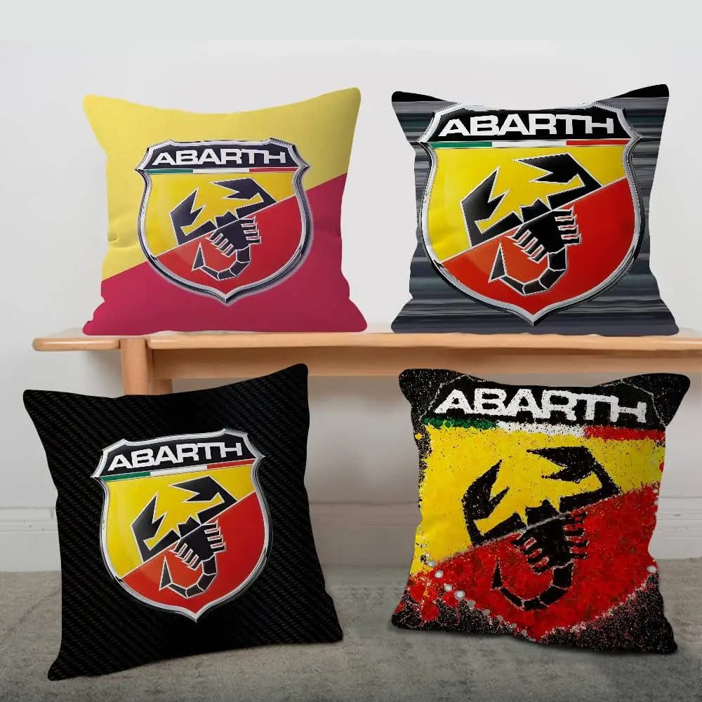 Fodera per cuscino Brand A-Abarth Scorpion, decorazione rustica per la casa, federe per cuscini decorativi per divano