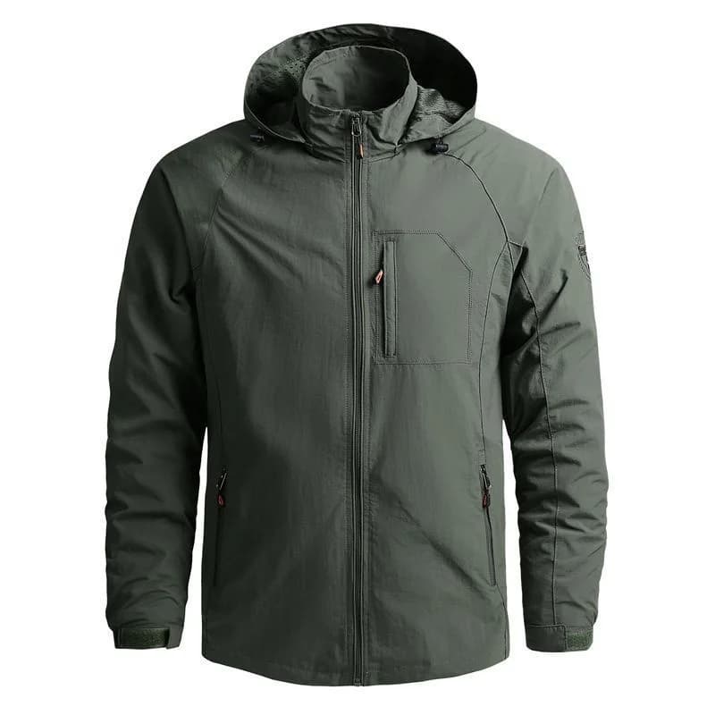 Giacca da Uomo Estetica, Cappotto Invernale Popolare Grigio per Moto, Caccia, Biker, Costruzione, Aviazione, Cargo, Uniforme