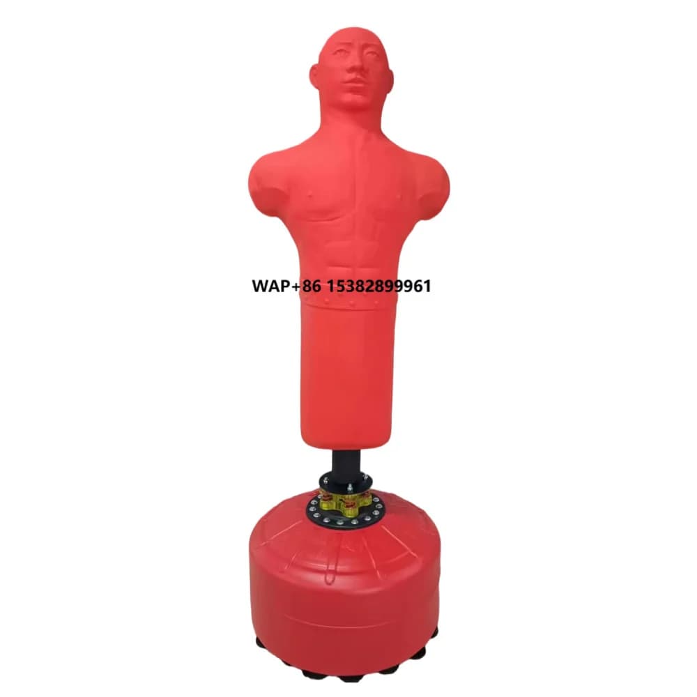 Professional Boxing Equipment: Boxing bag Self-supporting in Silicone to Human Shape, Self-supporting boxing mannequin
