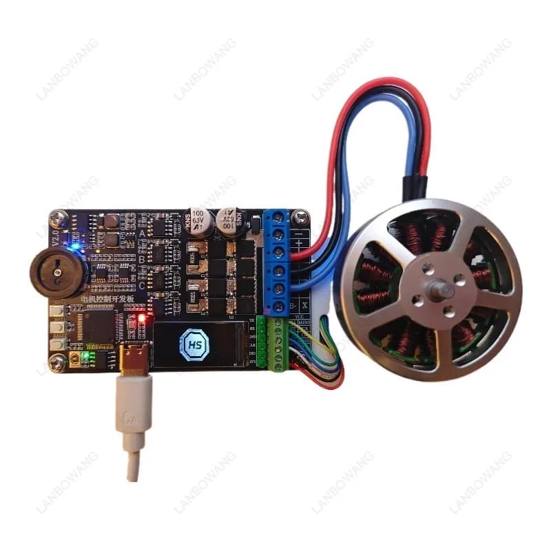 All In One FOC Motor Control Development Board Sensored Sensorless Brushless Stepper Vector Drive Module For DIY Motion Project