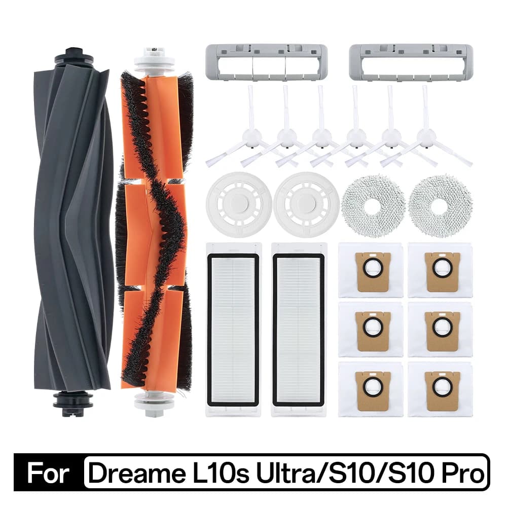 Per Dreame L10s Ultra / S10/S10 Pro Accessori Robot Aspirapolvere Mop Sacchetto per la polvere Spazzola principale Spazzola laterale Sostituzione del filtro Hepa