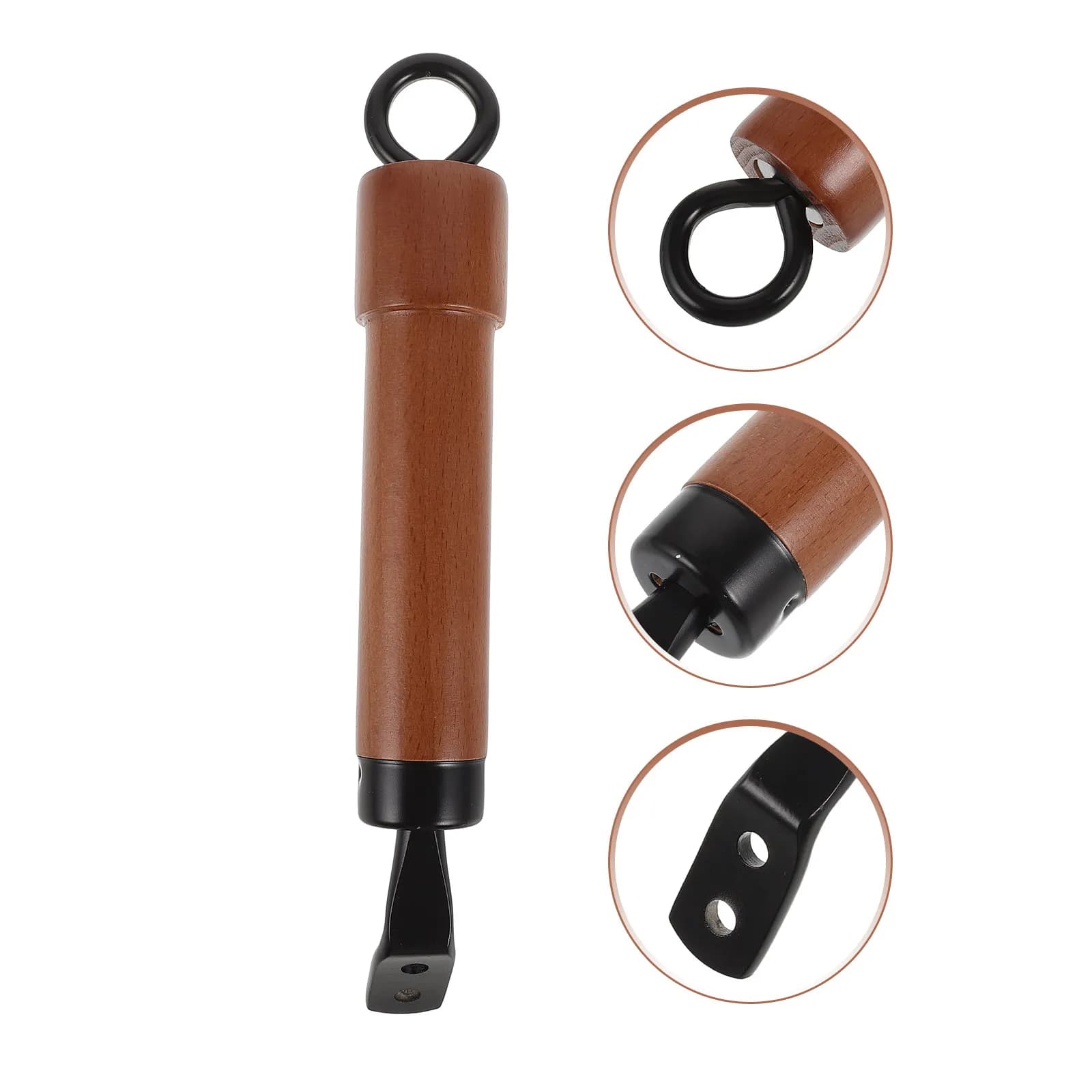 Manico di Ricambio Universale in Legno di Faggio Anti-scottatura per Padelle, Wok e Pentole - Manico Solido di Ricambio per Utensili da Cucina