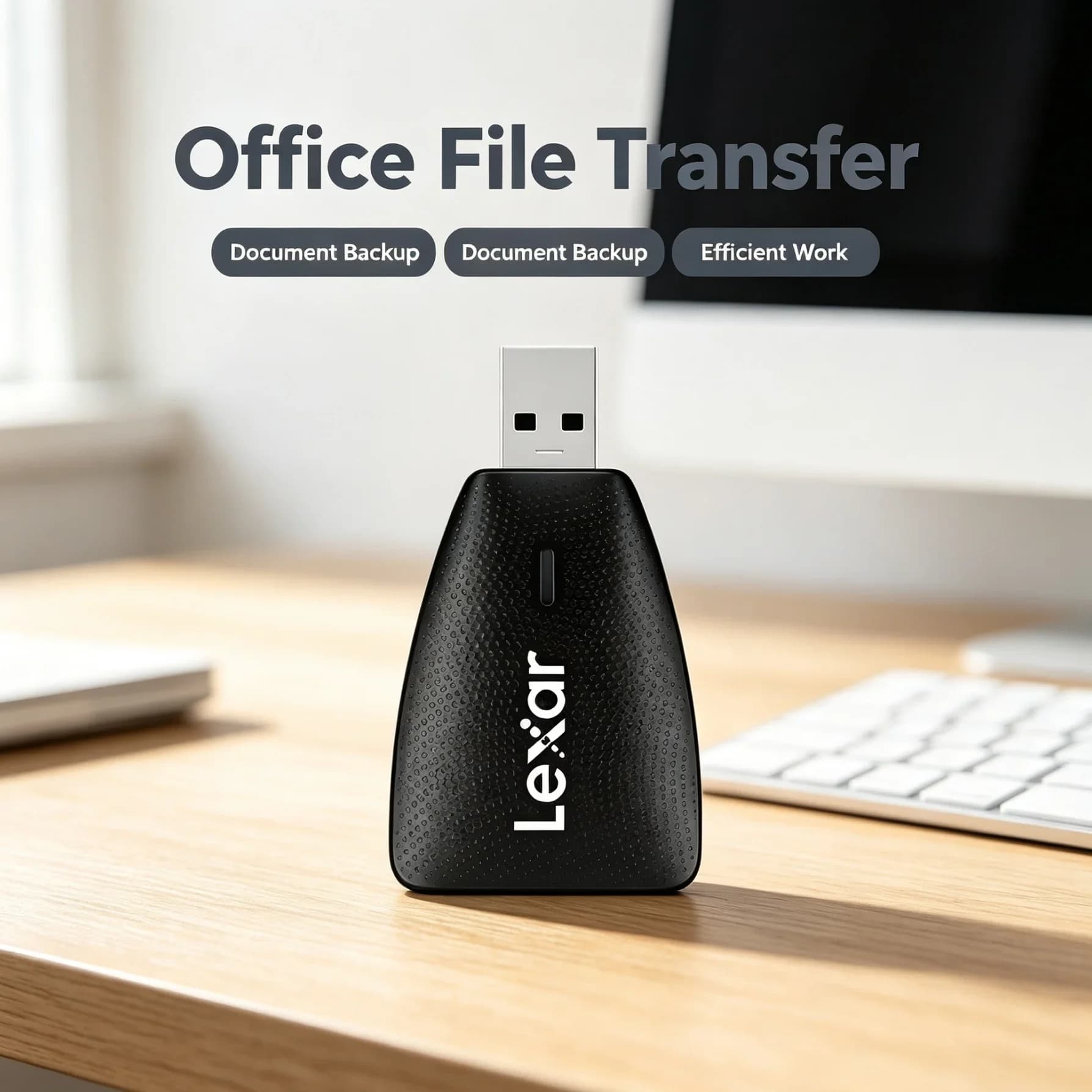 Memory Card Adapter USB 3.1 Lexar SD Micro SD Reader for Data Migration Old to New Computer Office File Transfer Laptop Accessor